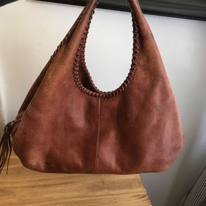 Banana Republic Boho Brown Leather Purse